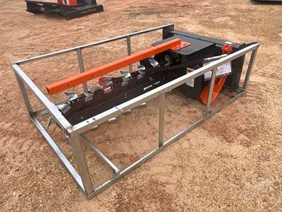 Unused Wolverine TCR-12-48H Trencher Skid Steer Attachment, 48" Depth x 8" Width
