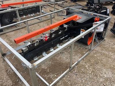 Wolverine TCR-12-48H Trencher Skid Steer Attachment, Universal Skid Mount