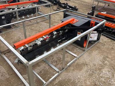 Unused 2026 Wolverine TCR-12-48H Trencher Skid Steer Attachment, Universal Skid Mount