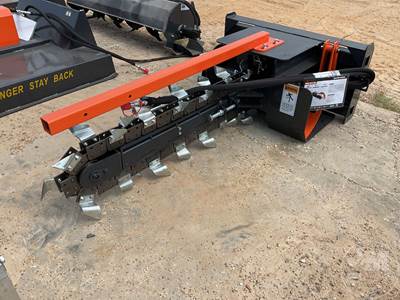 Unused 2026 Wolverine TCR-12-48H 48 Inch Trencher Attachment, Universal Skid Mount
