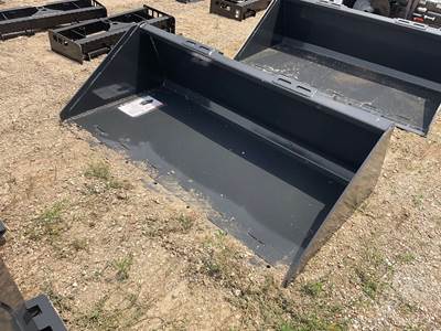2026 Wolverine TDB-11-72W 72 Inch Smooth Bucket, Universal Skid Mount