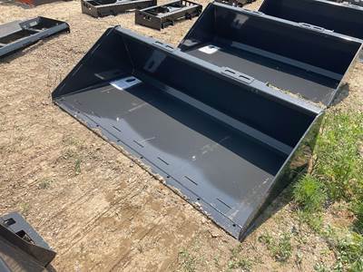 2026 Wolverine TDB-11-78W 78 Inch Smooth Bucket, Universal Skid Mount