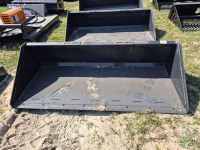 Wolverine TDB-11-84W SMOOTH BUCKET Skid Steer Attachment