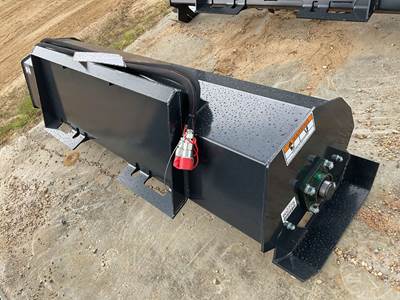 Wolverine TL-12-72W 72 Inch Roto Tiller Skid Steer Attachment, Universal Skid Mount