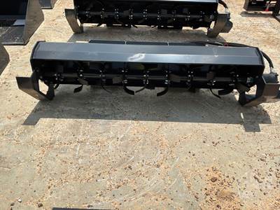 Unused Wolverine TL-12-72W 72 Inch Roto Tiller Skid Steer Attachment, Universal Mount