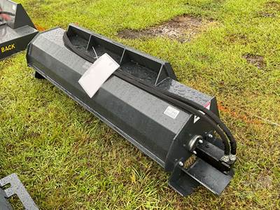 Wolverine TL-12-72W 72" Roto Tiller Skid Steer Attachment, Universal Mount