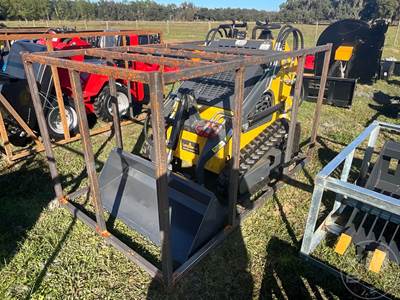 Unused Landhonor Stand On Multi Terrain Loader, Aux Hydraulics, Manual Coupler,