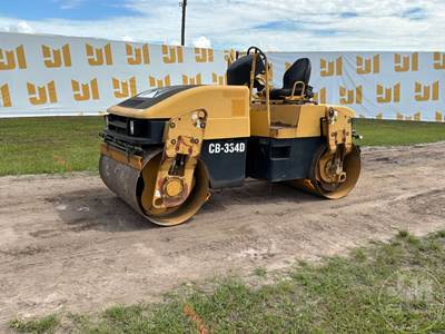 Caterpillar CB-334D Smooth Drum Roller Compactor