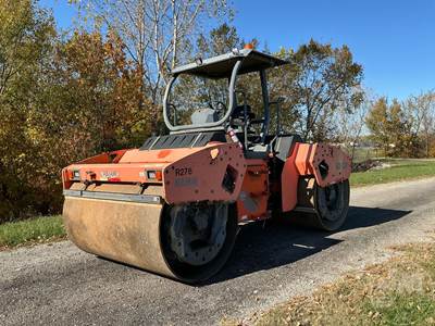 HD130 Smooth Drum Roller Compactor