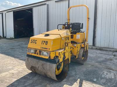 Tandem Vibratory Roller, Diesel, 3 CYL Engine, Open Operator Station, Drum Size