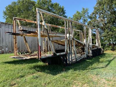 Tri/A Car Trailer, Length 50', Width 8', 8/9 CarÂ , Tires 11R22.5, *** Salvage