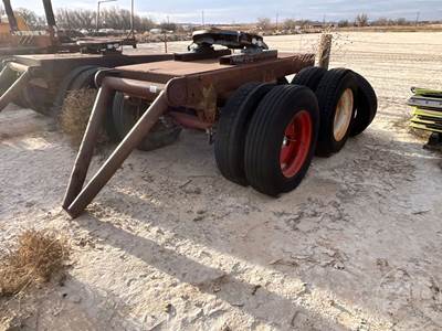 Spring Susp, Tandem Axle Fifth Wheel Dolly With Pintle Pull, Tires 11R24.5