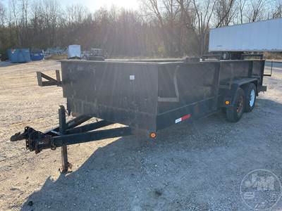 Equipment Trailer 6'6"X18', 2 Axle, Ramps, Steel Decking, Covered Wheels, 2-5/16