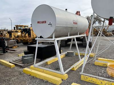 Tank, Bulk Fuel Tank On Stand