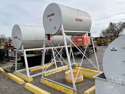 Tank, Bulk Fuel Tank On Stand