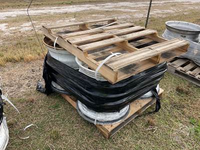 22.5X8.25 Hub Pilot Steel Wheels, Â Qty (8)