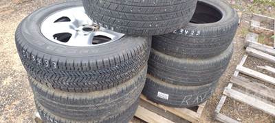 Yokohama 225/65R17, QTY (5) Tires With Rims QTY(2) WithOUT Rims