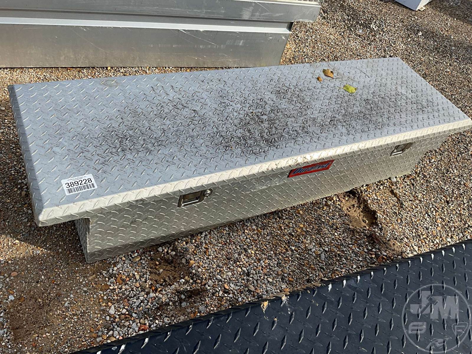 Standard Size Duralast Tool Box For Pickup Truck, Silver For Sale