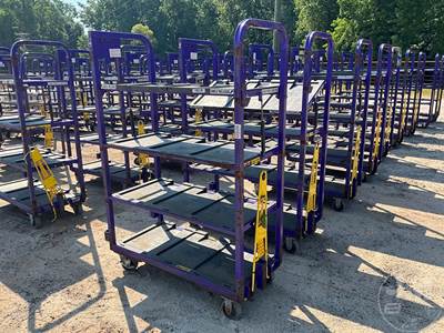 69"X47" Towable 4 Shelf Storage Rack