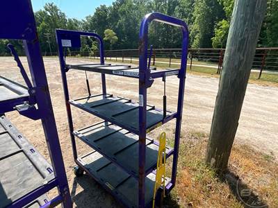 69"X47" Towable 4 Shelf Storage Rack