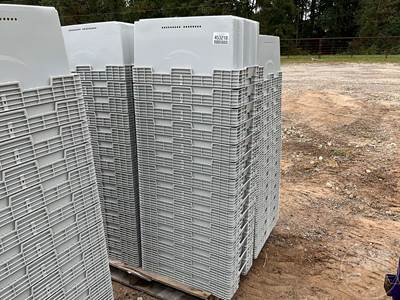 QTY Of Plastic Storage Bins, 23" L X 15" W X 12" H