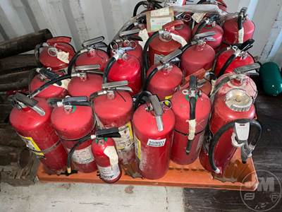 Pallet Of Fire Extinguishers