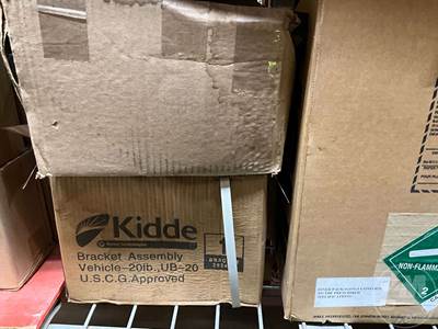 Unused Fire Extinguisher, Kidde, Marine Typeb,C SIZE3, 5LB Abc