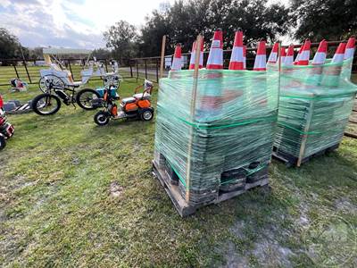 Unused Pallet Of Approx. 250 Safety Cones, Â
