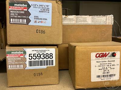 Metabo 41/2"X.045"X7/8" Stainless Steel Cutting Wheel, Gemini Plug, Resin Cones