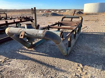 Welding Skid, Welding Skid For Two Welders, Two Bottle Holders, Has Tow Bar, 64"