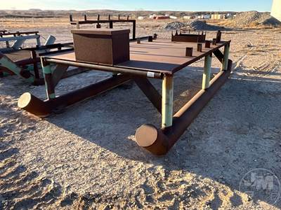 Welding Skid, Welding Skid For Two Welders, Three Bottle Holders And Lead