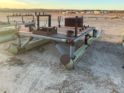 Welding Skid, Welding Skid For Two Welders, Three Bottle Holders With Lead