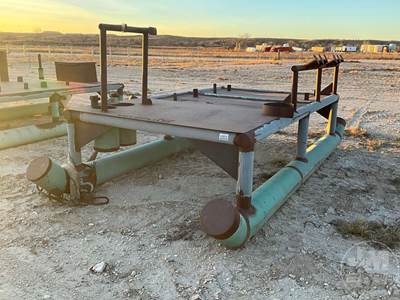 Welding Skid, Welding Skid For Two Welders And Two Bottles With Lead Holders 88"