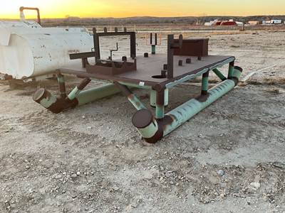 Welding Skid, Welding Skid For Two Welders And Three Bottles Has Lead Holders