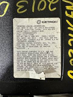 2013 Detroit DD15 Diesel Engine Assembly EPA13 For Sale | Scranton, PA ...
