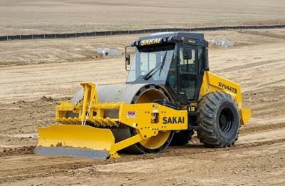 Sakai SV544D Smooth Drum Roller Compactor