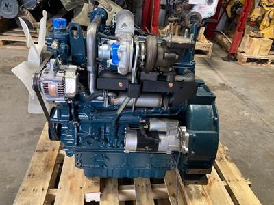 Kubota V3800-T Diesel Engine - 74 HP