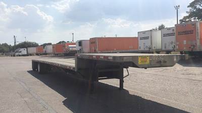 Transcraft 48 ft Drop Deck Flatbed Trailer - Air Ride Suspension