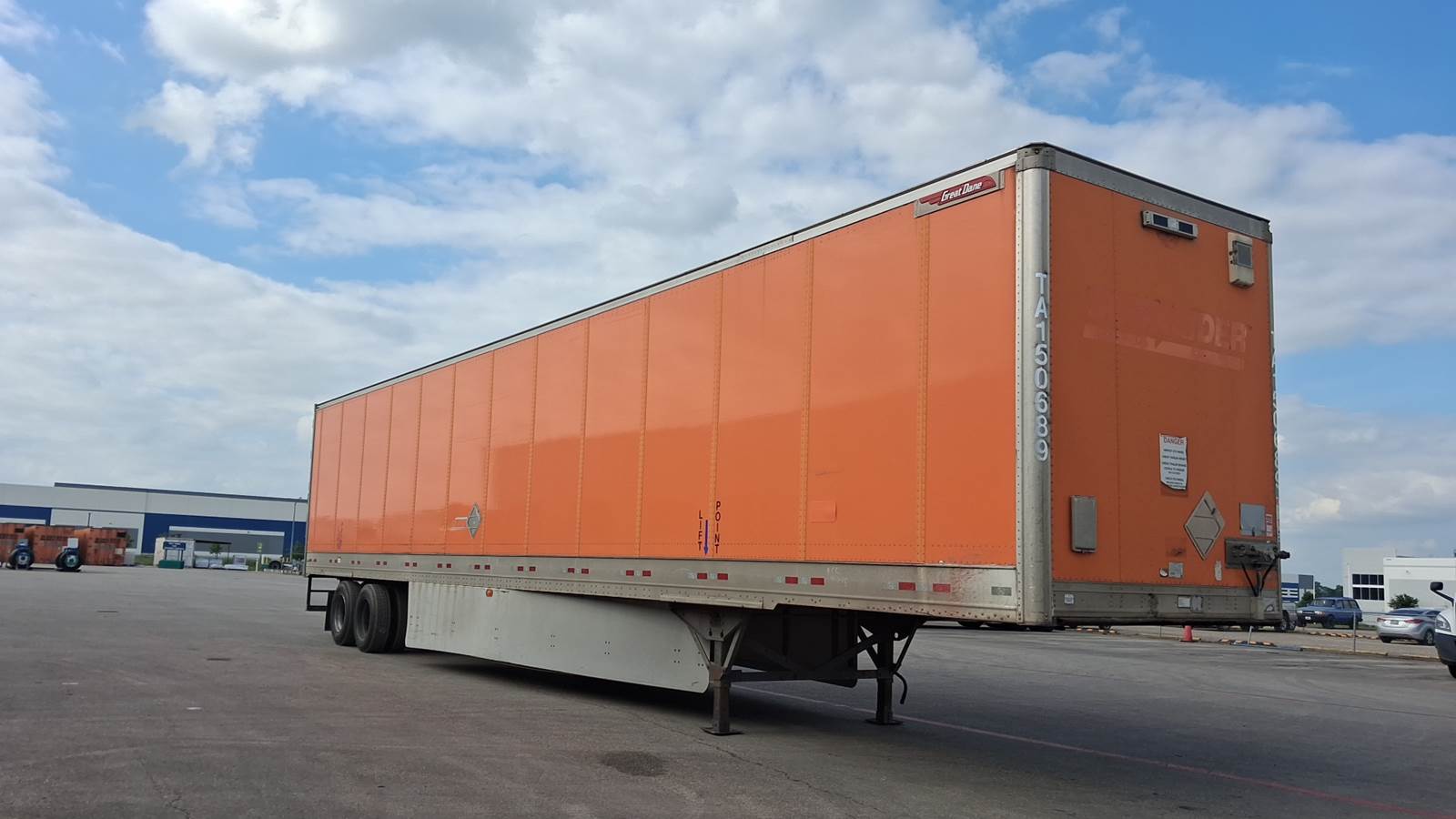 2015 Great Dane dry van trailer