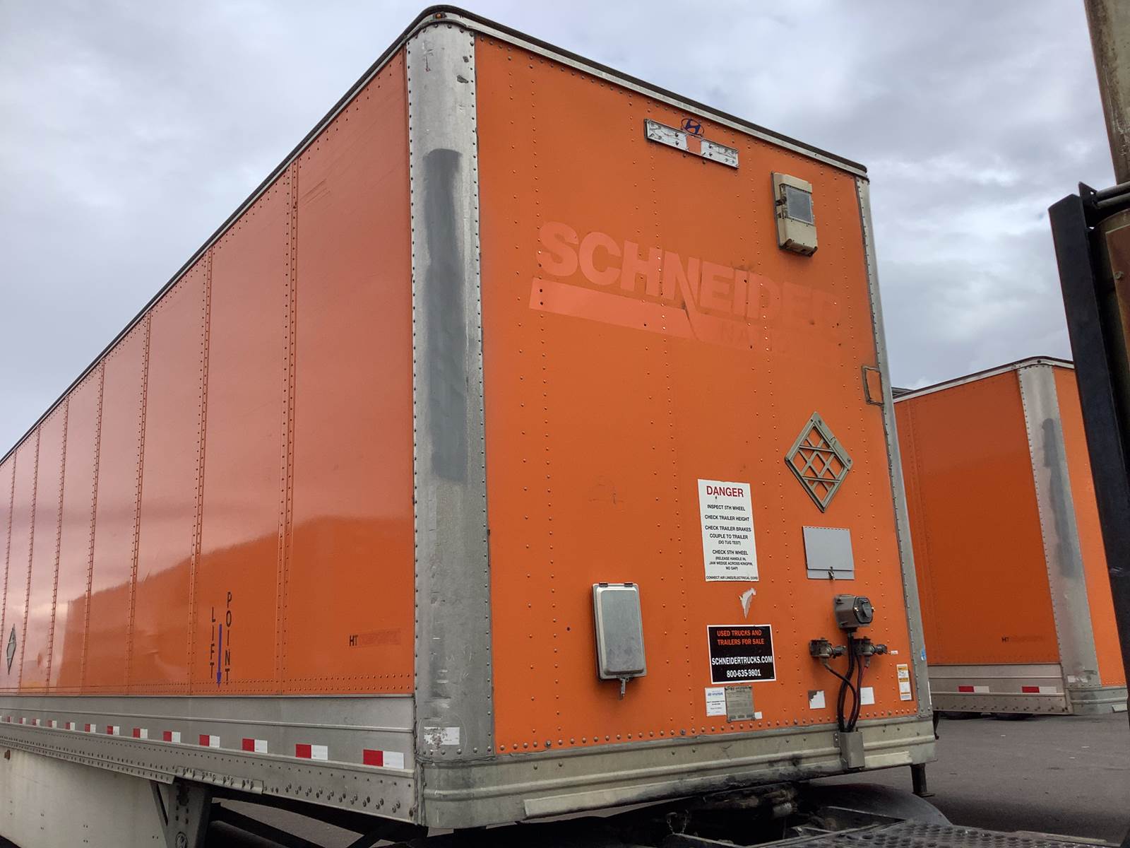 2013 Hyundai 53 ft Dry Van Trailer Swing Door, Spring For Sale