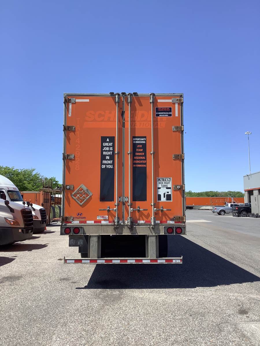 2013 Hyundai 53 ft Dry Van Trailer Swing Door, Spring For Sale West