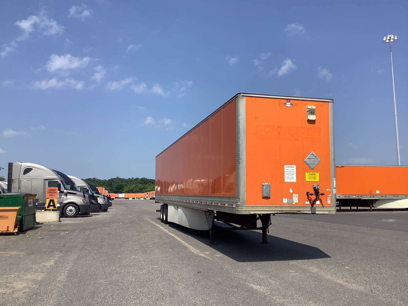 2013 Hyundai 53 ft Dry Van Trailer Swing Door, Spring For Sale West