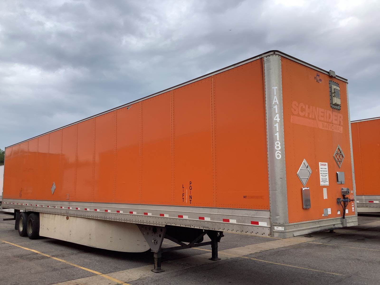2013 Hyundai 53 Ft Dry Van Trailer Swing Door Spring For Sale West 2013-hyundai-53-ft-dry-van-trailer-swing-door-spring-for-sale-west