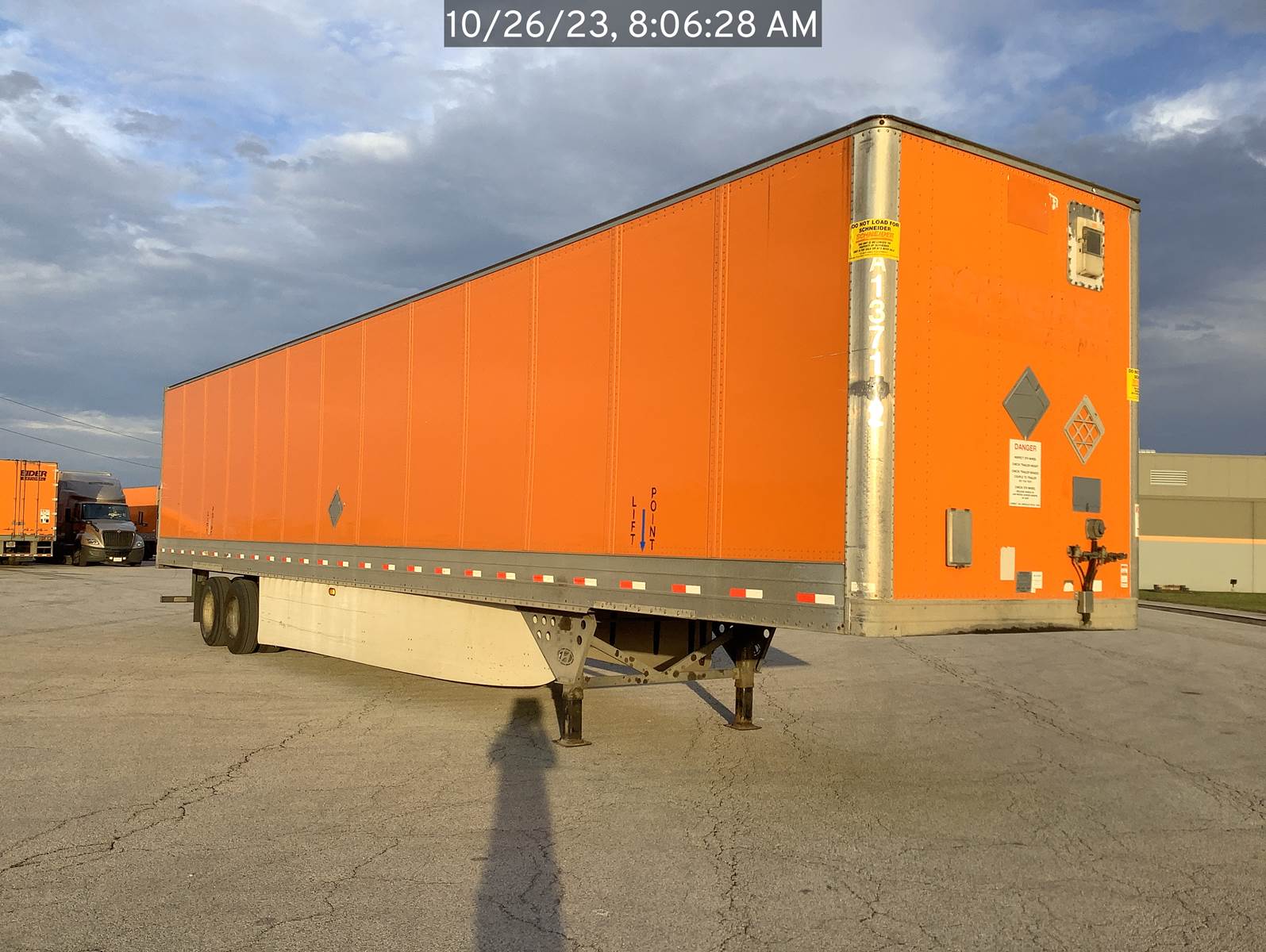 2012 Hyundai 53 ft Dry Van Trailer Swing Door, Spring For Sale