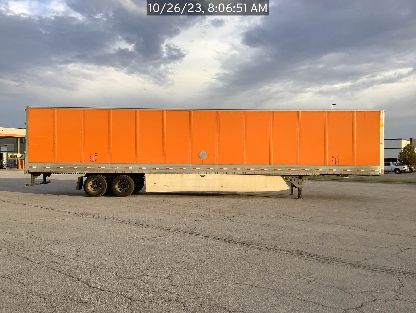 2012 Hyundai 53 ft Dry Van Trailer Swing Door, Spring For Sale Edwardsville, IL Schneider