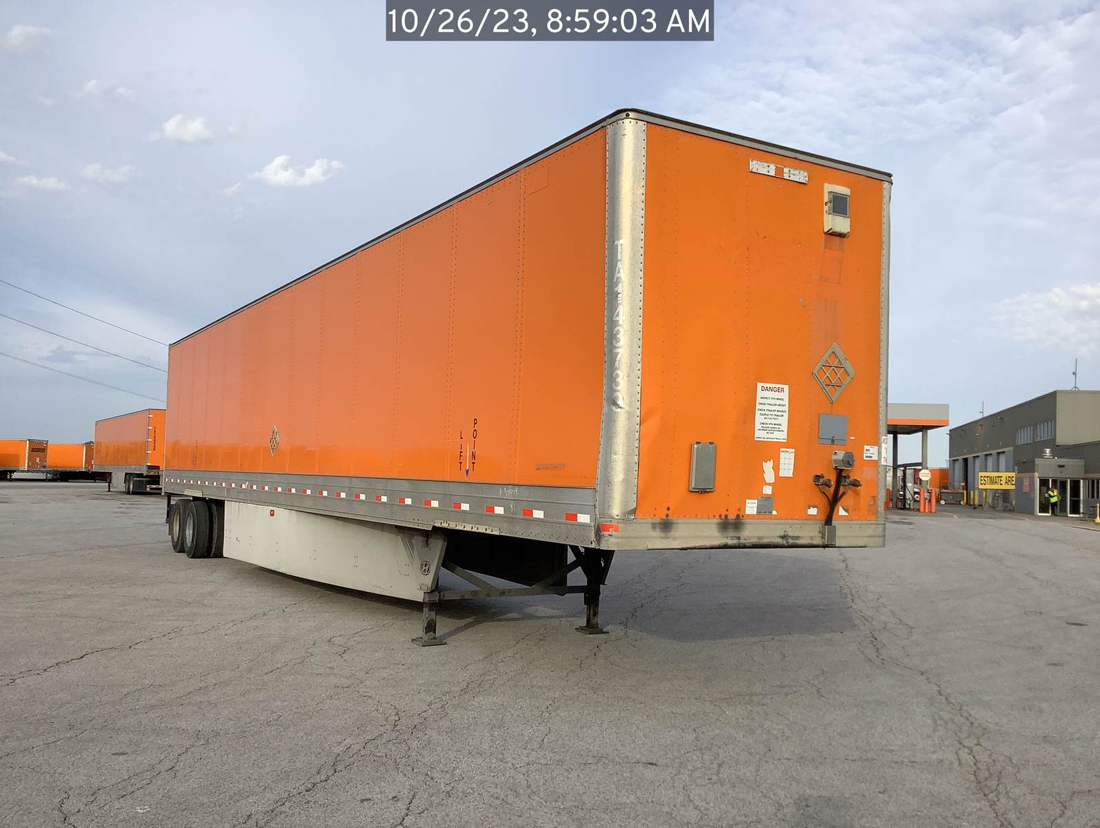 2013 Hyundai 53 ft Dry Van Trailer Swing Door, Spring For Sale Edwardsville, IL TA143739