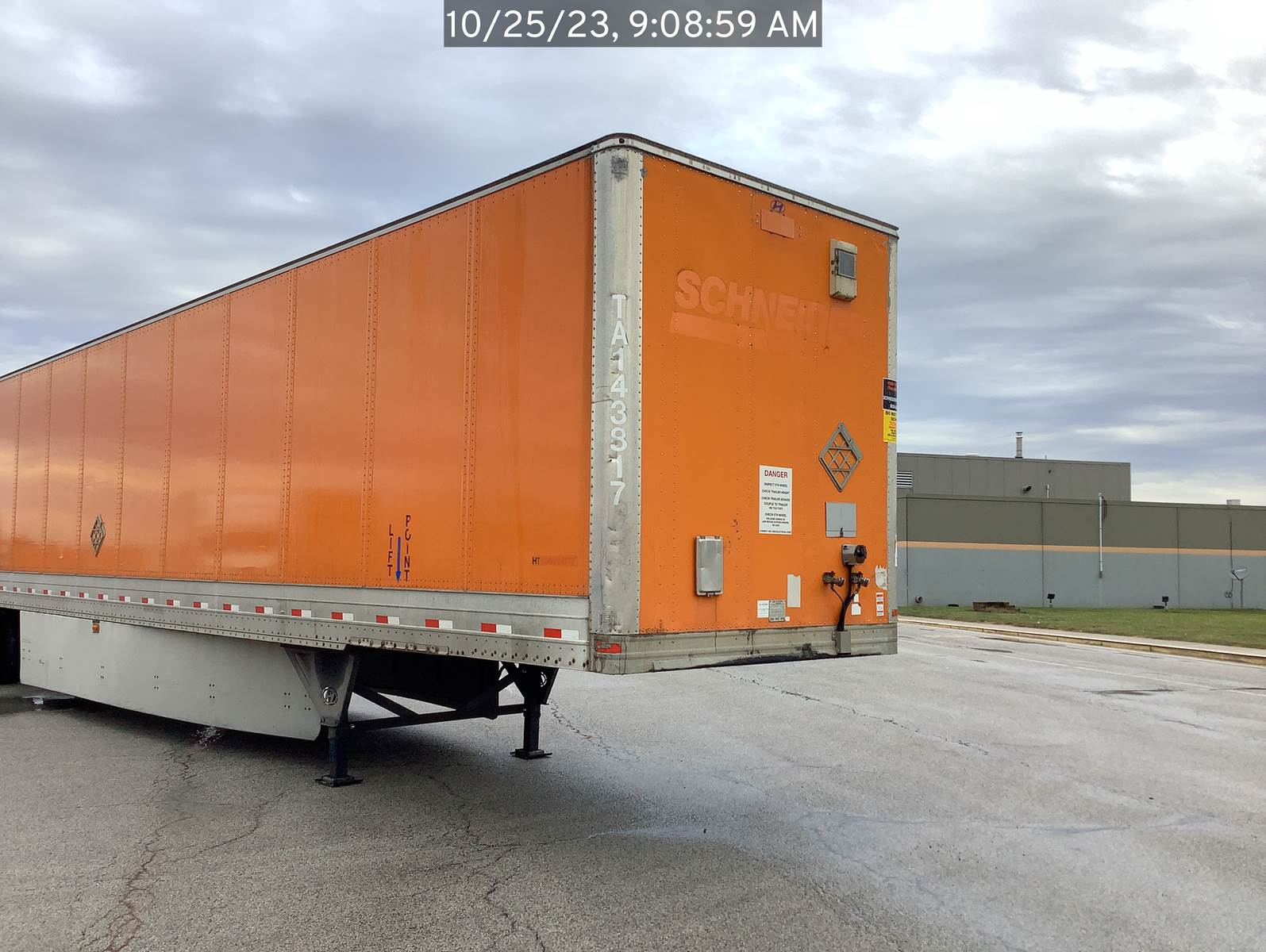 2013 Hyundai 53 ft Dry Van Trailer Swing Door, Spring For Sale