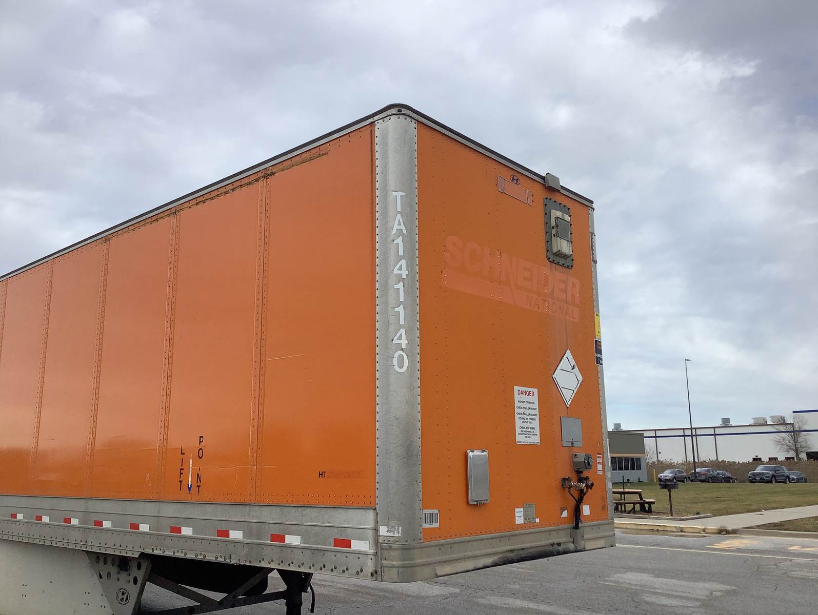 2013 Hyundai 53 ft Dry Van Trailer Swing Door, Spring For Sale