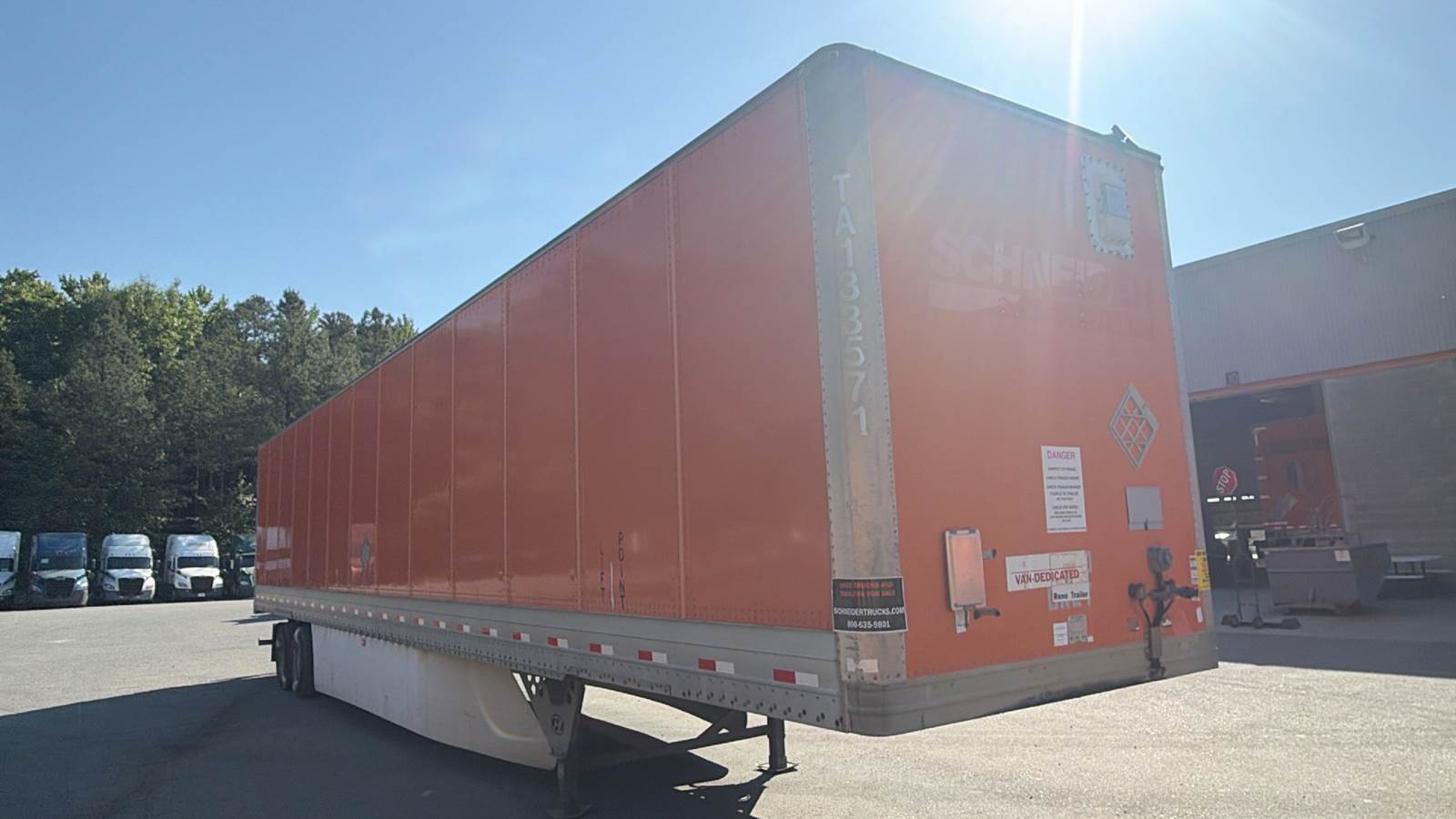 2012 Hyundai dry van trailer