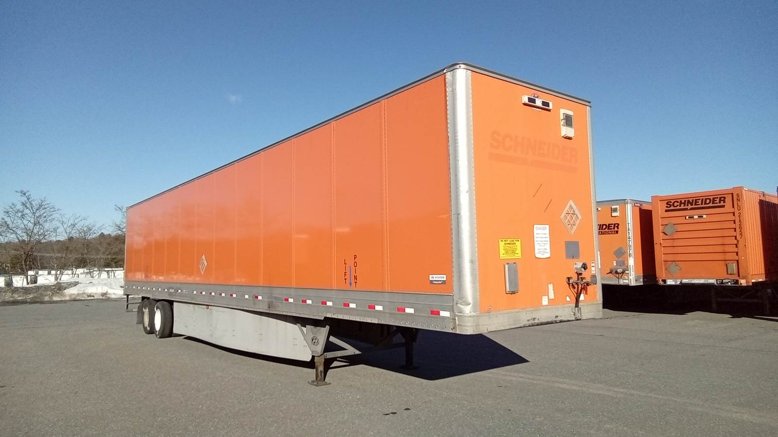 2015 Hyundai dry van trailer